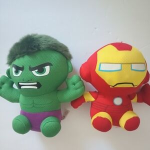 Hulk iron man plush